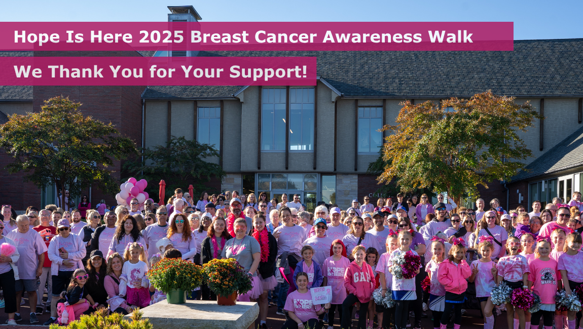 Hope Is Here 2025 Breast Cancer Awareness Walk Group Photo